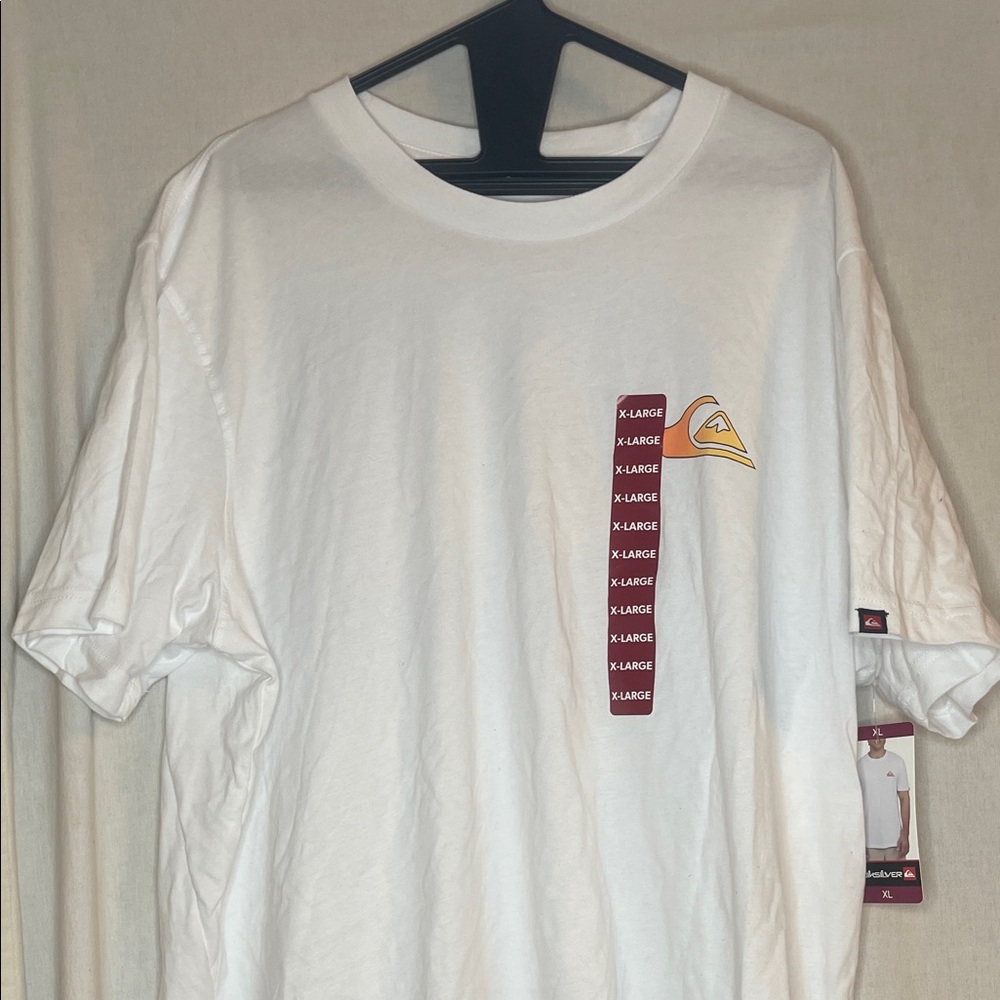 Quiksilver White Graphic Tee